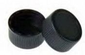 20-400 Black Closed Top PP Cap.100pcs/pk.