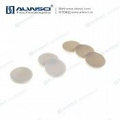 Септы, 24-400, натуральный ПТФЭ/белый силикон, толщина 1.5 мм, 100/pk, C0000443 ALWSCI