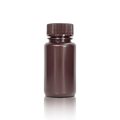 Бутылка, 60 мл, PP, для реагентов, широкое горло, янтарная, нестерил, 500/уп, PK00478