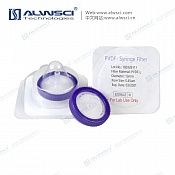 Фильтры шприцевые 25 мм, гидрофильный PVDF, 0,45 мм, стерил, с внеш кольцом, 50/уп, C0000539 ALWSCI