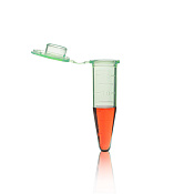 Микроцентрифужные пробирки, 1.5 мл, зелен, плоск крышка, конич, нестерил, 5000/уп, PK00124G Pekybio