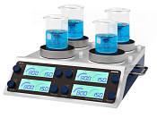 Мешалка магнитная с функцией нагрева 4-ти позиционная WH420R-L, комплект, W3010415.01