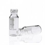 Виалы 2mL Clear Glass 12x32mm Flat Base 9-425 Screw with Label. 100pcs/pk, C0000008 ALWSCI