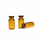 Виалы 10mL обжимные, янтарные, 22,5х46mm, горло 20 mm, 100/pk, C0000035 ALWSCI