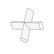 Якорь магнитный крестообразный, L=38 мм, D=11 мм, WIGGENS 1.2405